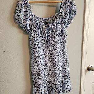Wild Fable Blue and White Floral Dress